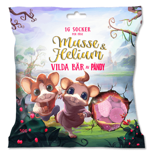 PÄNDY Candy Musse and Helium Wild Berries 50 gram